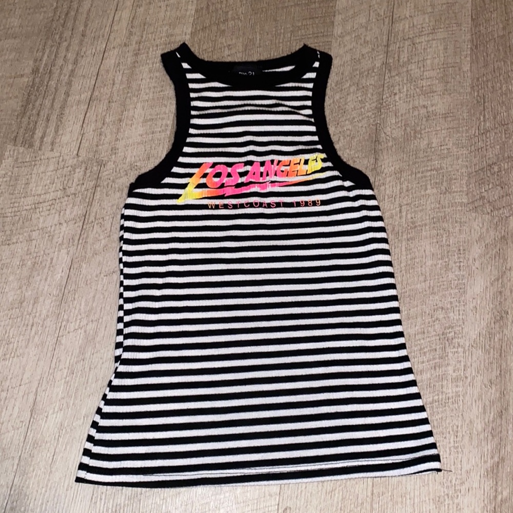Los Angeles graphic tank top